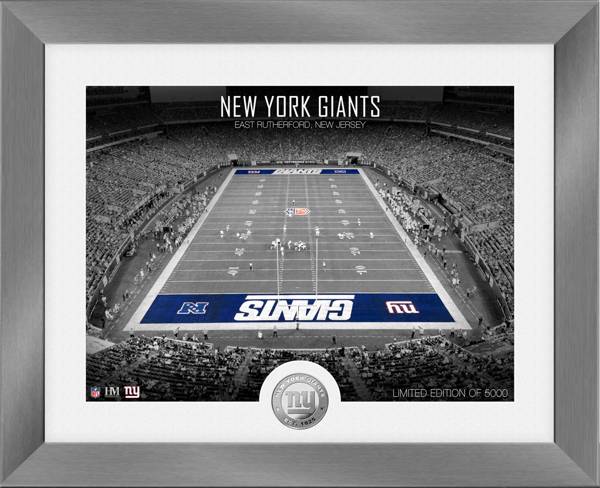 Highland Mint New York Giants Art Deco Stadium Silver Coin Photo Mint