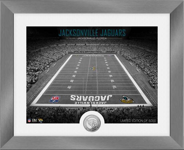 Highland Mint Jacksonville Jaguars Art Deco Stadium Silver Coin Photo Mint