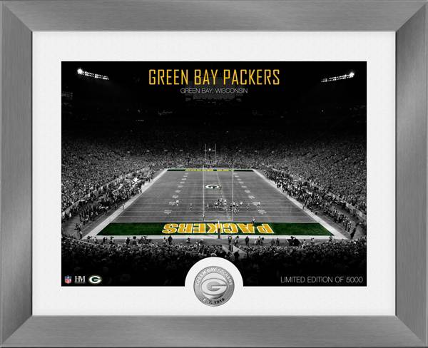 Highland Mint Green Bay Packers Art Deco Stadium Silver Coin Photo Mint