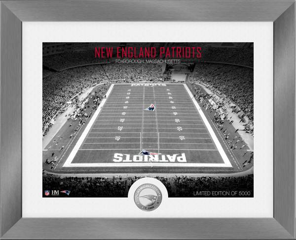 Highland Mint New England Patriots Art Deco Stadium Silver Coin Photo Mint