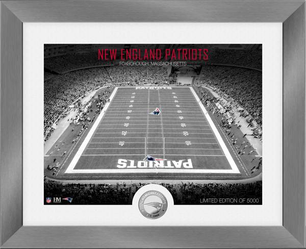 Highland Mint New England Patriots Art Deco Stadium Silver Coin Photo Mint product image