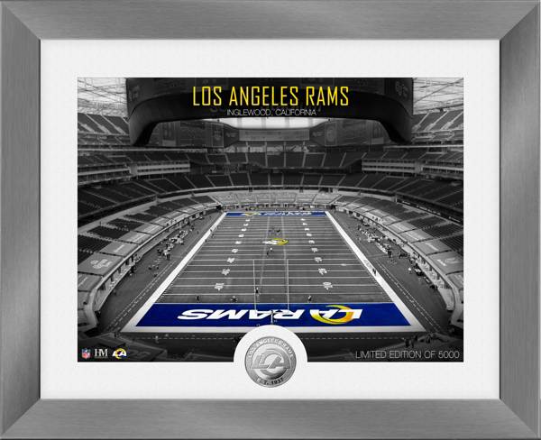 Highland Mint Los Angeles Rams Art Deco Stadium Silver Coin Photo Mint