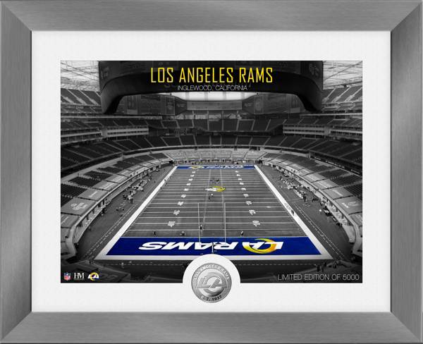 Highland Mint Los Angeles Rams Art Deco Stadium Silver Coin Photo Mint product image