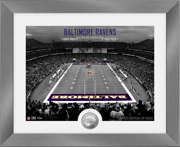 Highland Mint Baltimore Ravens Art Deco Stadium Silver Coin Photo Mint