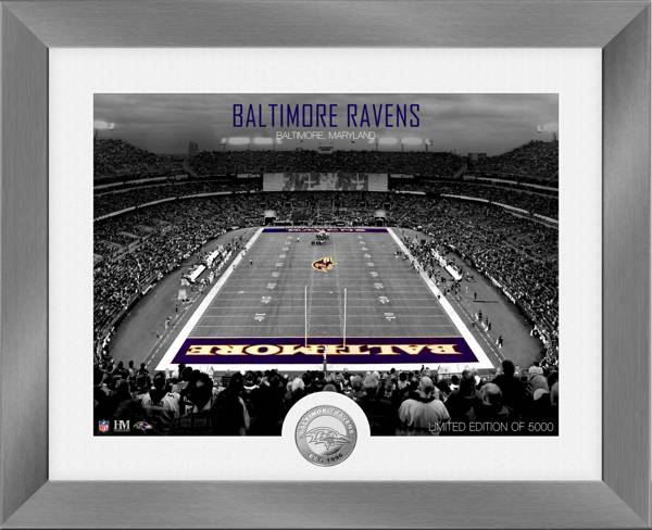 Highland Mint Baltimore Ravens Art Deco Stadium Silver Coin Photo Mint product image