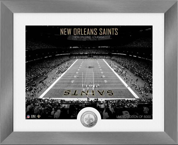 Highland Mint New Orleans Saints Art Deco Stadium Silver Coin Photo Mint product image