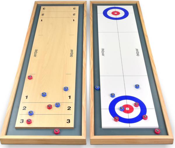 Gosports Shuffleboard and Curling 2-in-1 Game