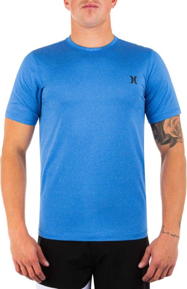 Hurley Men's Icon Heather Short Sleeve Rashguard
