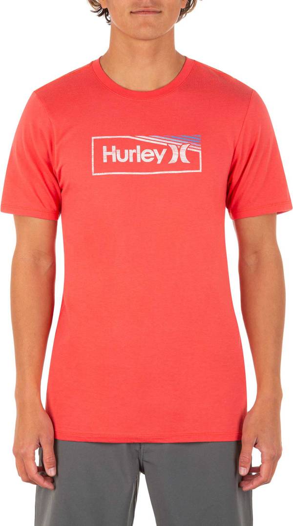 Hurley Men's One and Only Gradient Push Short Sleeve T-Shirt