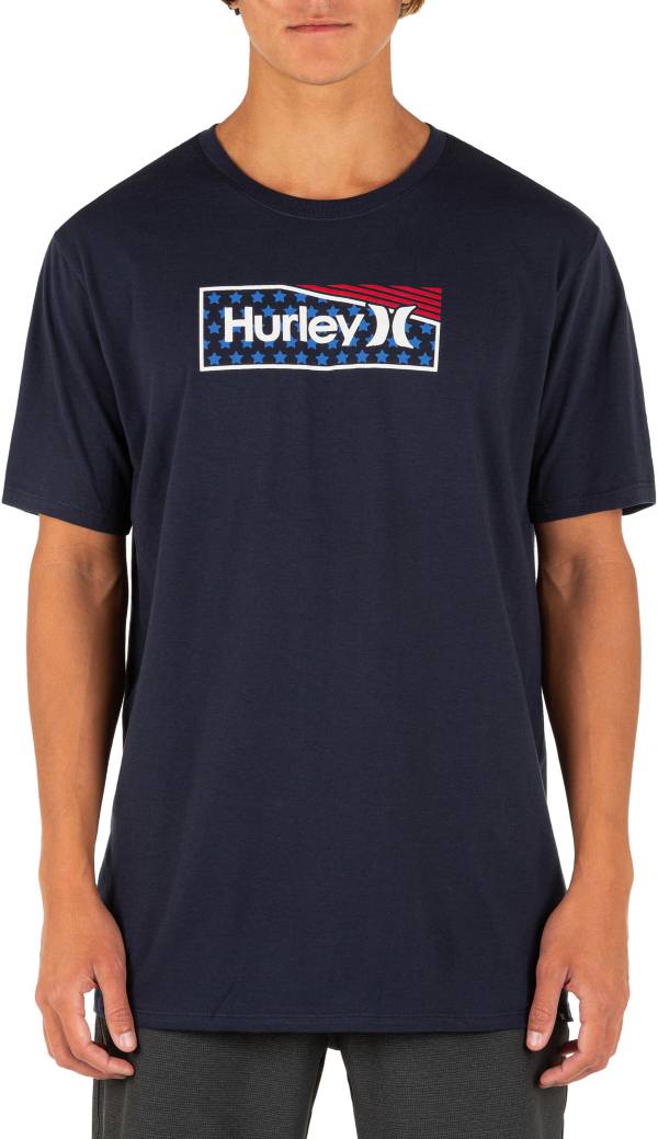 Hurley Men's America Short Sleeve T-Shirt