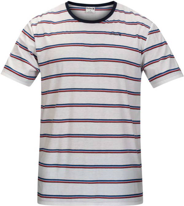 Hurley Men's Serape Stripe Short Sleeve Shirt