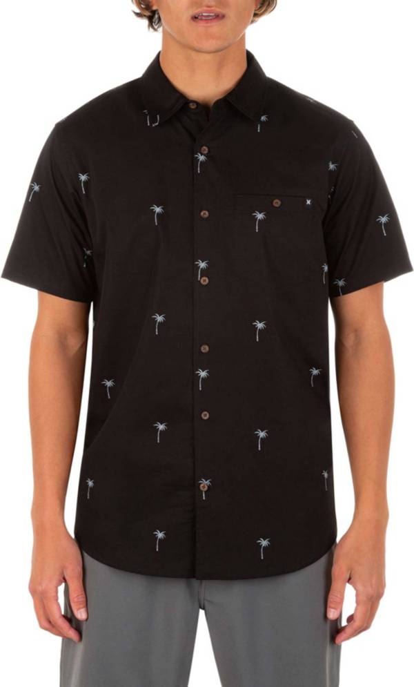 Hurley Men's Organic Wind and Sea Short Sleeve Button Down Shirt product image