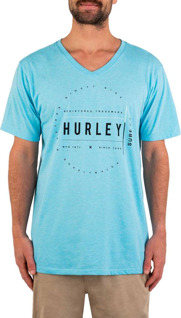 Hurley Men's Siro Built V-Neck Short Sleeve Graphic T-Shirt