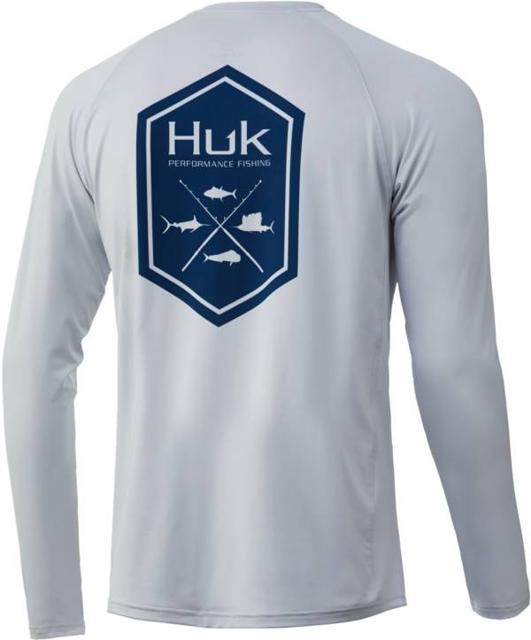 HUK Men's Hex Pursuit Long Sleeve Fishing Shirt