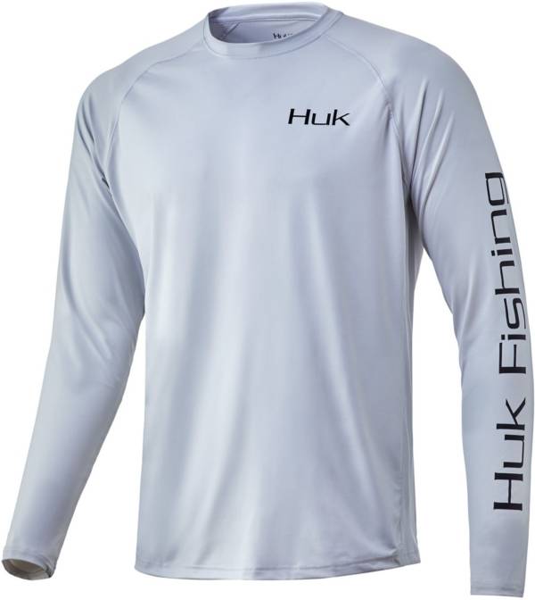 Huk Men's Tuna Badge Pursuit Long Sleeve Fishing Shirt