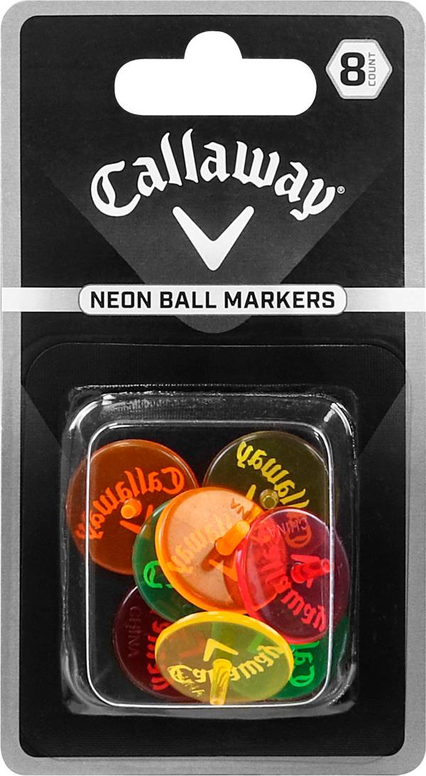 Callaway Neon Mix Ball Markers – 8 Pack product image