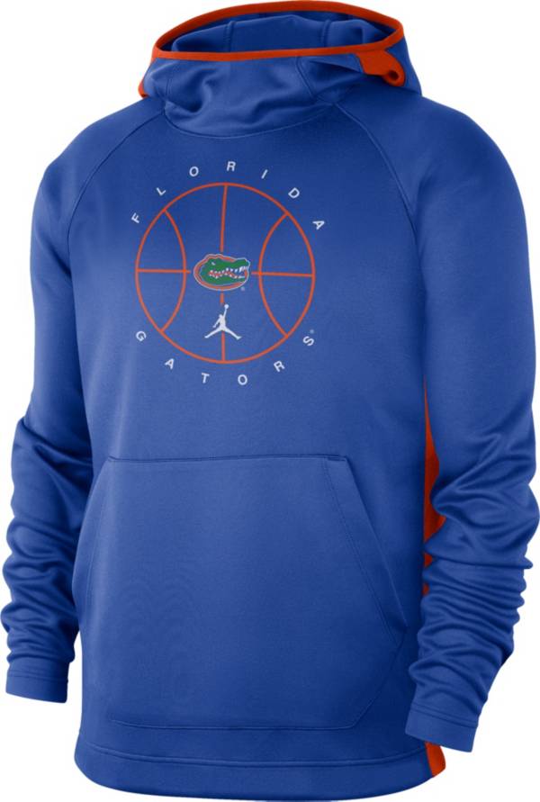 Jordan Men's Florida Gators Blue Spotlight Basketball Pullover Hoodie