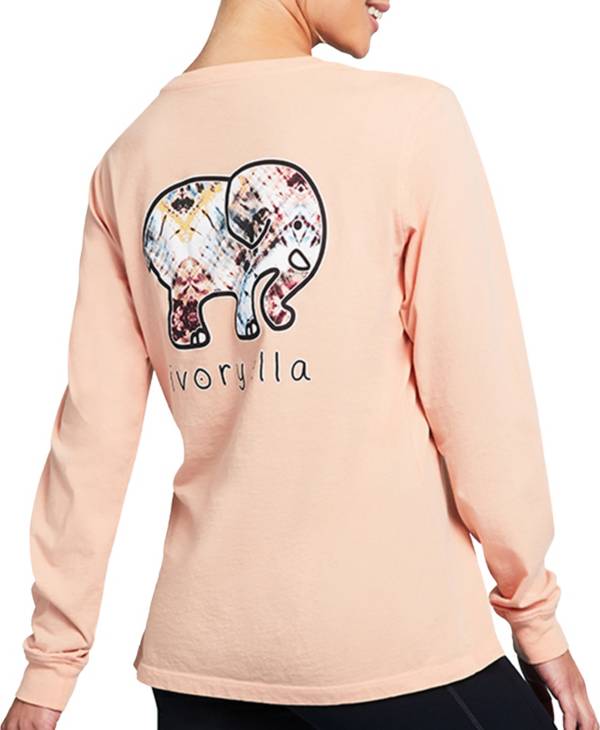 Ivory Ella Women's Multi Stripe Long Sleeve T-Shirt