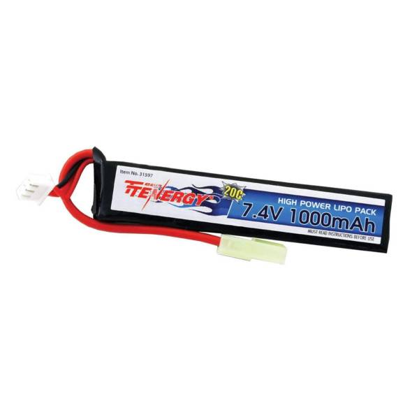 Tenergy 7.4V 1000mAh Li-Pro Rechargeable Battery Stick