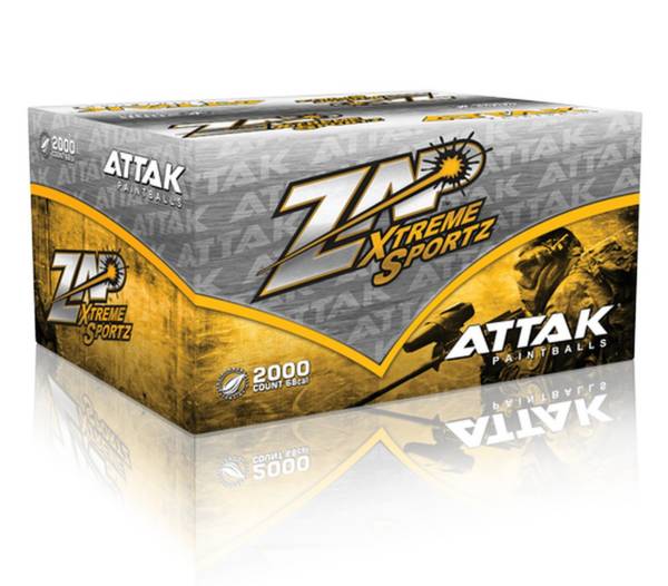 Zap Attack Yellow Paintballs 2,000ct.