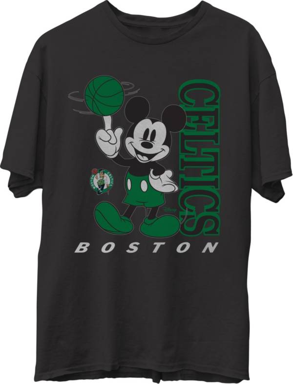 Junk Food Men's Boston Celtics Disney Vintage Mickey Baller Black T-Shirt