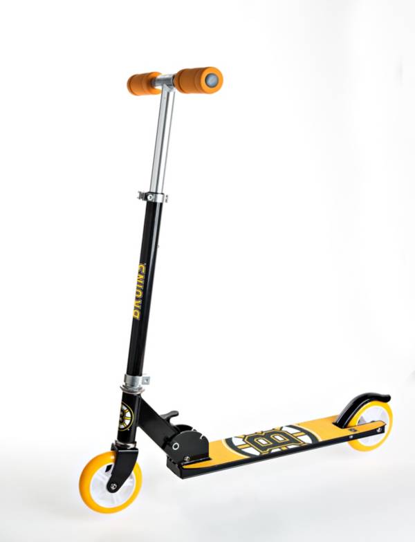 Walk-Onz Sports Youth Boston Bruins Folding Kick Scooter