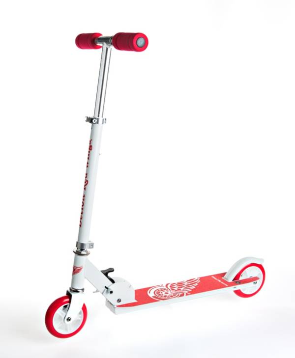 Walk-Onz Sports Youth Detroit Redwings Folding Kick Scooter