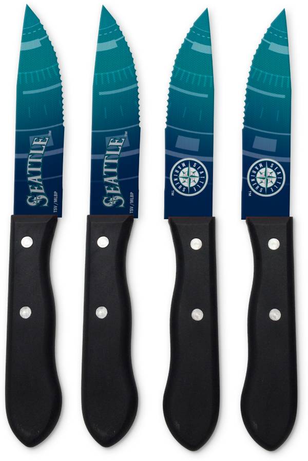 Sports Vault Seattle Mariners Steak Knives