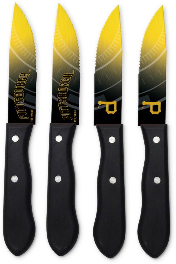 Sports Vault Pittsburgh Pirates Steak Knives