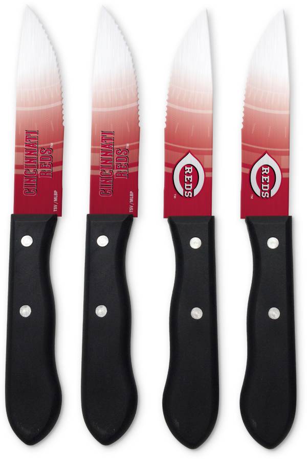 Sports Vault Cincinnati Reds Steak Knives