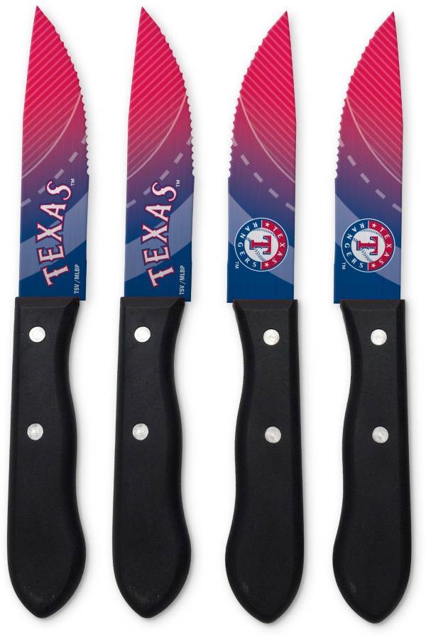 Sports Vault Texas Rangers Steak Knives