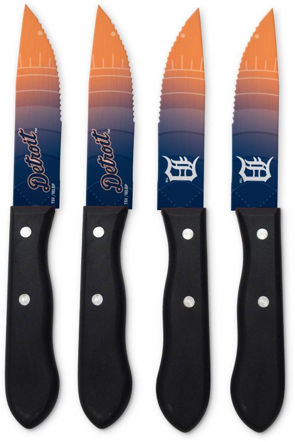 Sports Vault Detroit Tigers Steak Knives