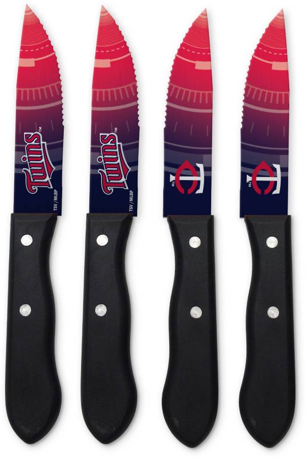 Sports Vault Minnesota Twins Steak Knives