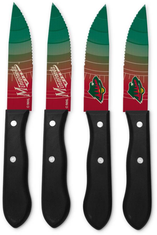 Sports Vault Minnesota Wild Steak Knives product image