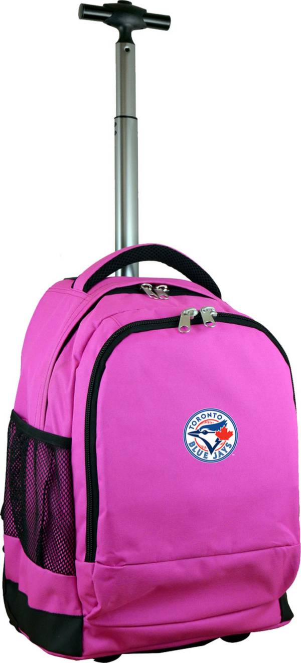 Mojo Toronto Blue Jays Wheeled Premium Pink Backpack