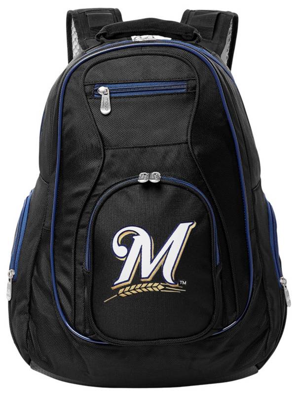 Mojo Milwaukee Brewers Colored Trim Laptop Backpack