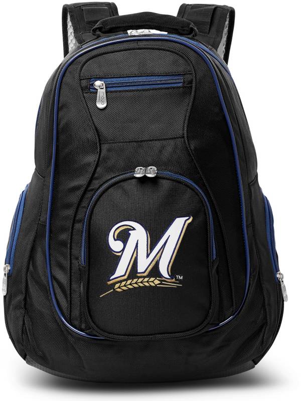 Mojo Milwaukee Brewers Colored Trim Laptop Backpack product image