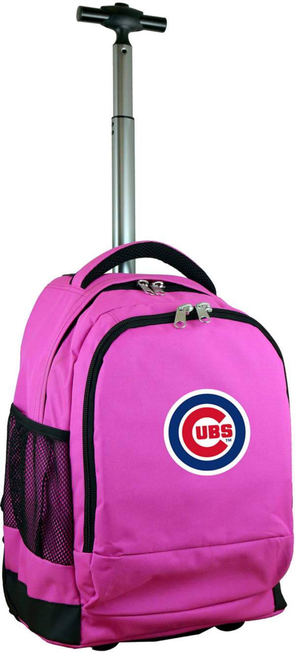 Mojo Chicago Cubs Wheeled Premium Pink Backpack