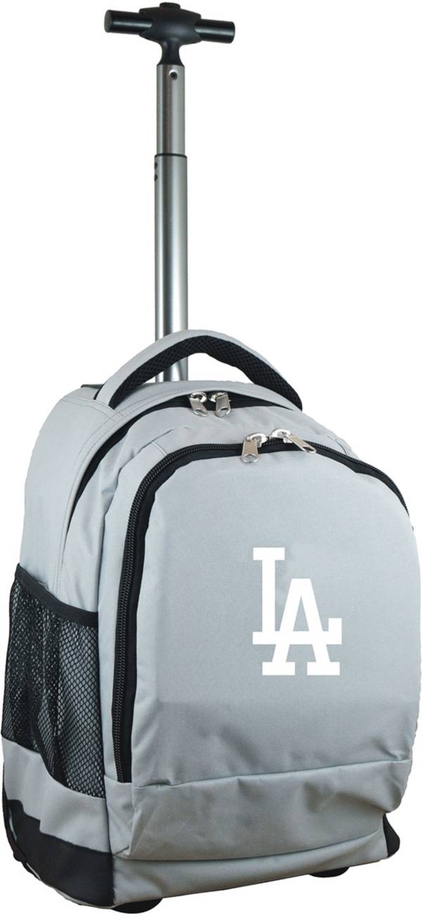 Mojo Los Angeles Dodgers Wheeled Premium Grey Backpack