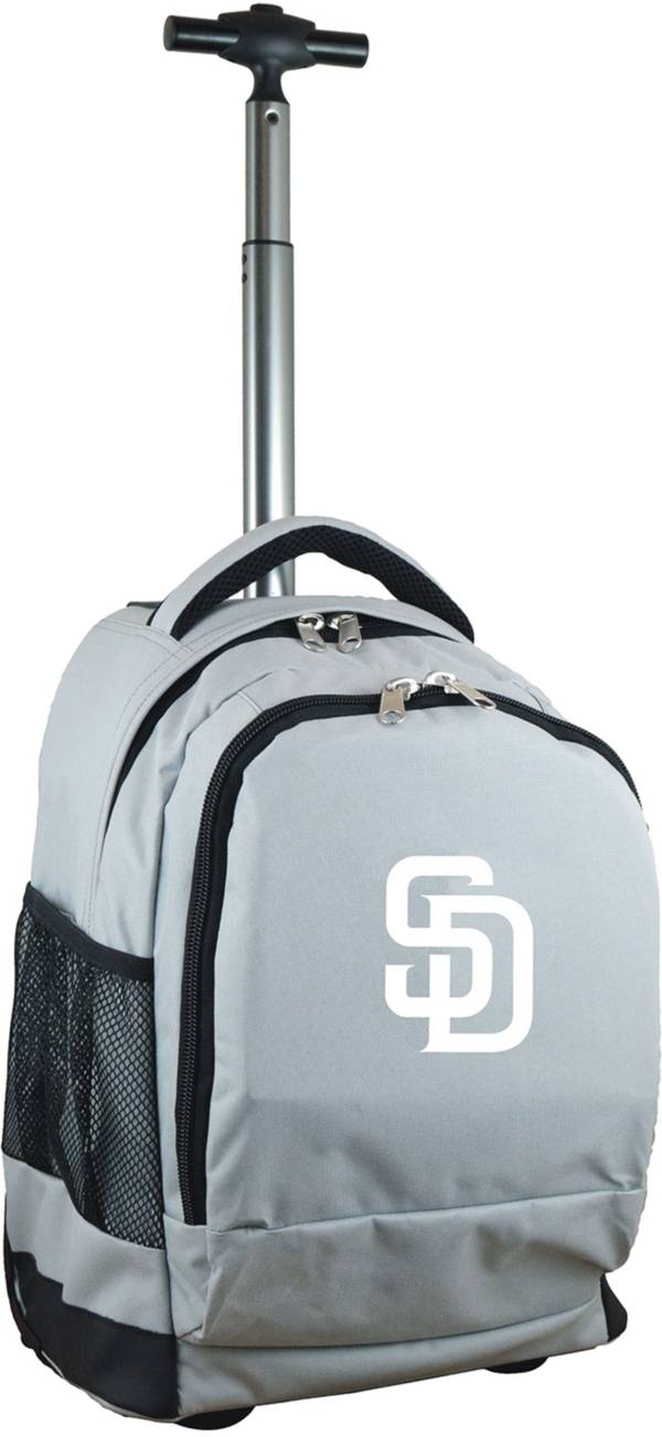 Mojo San Diego Padres Wheeled Premium Grey Backpack