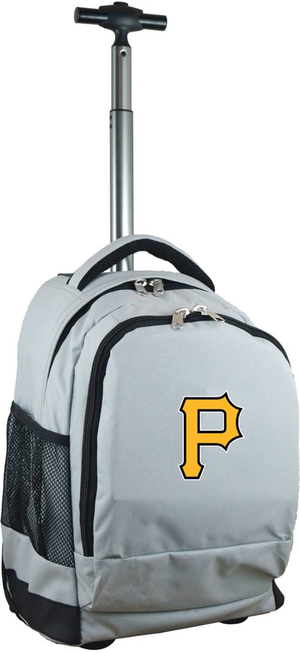 Mojo Pittsburgh Pirates Wheeled Premium Grey Backpack