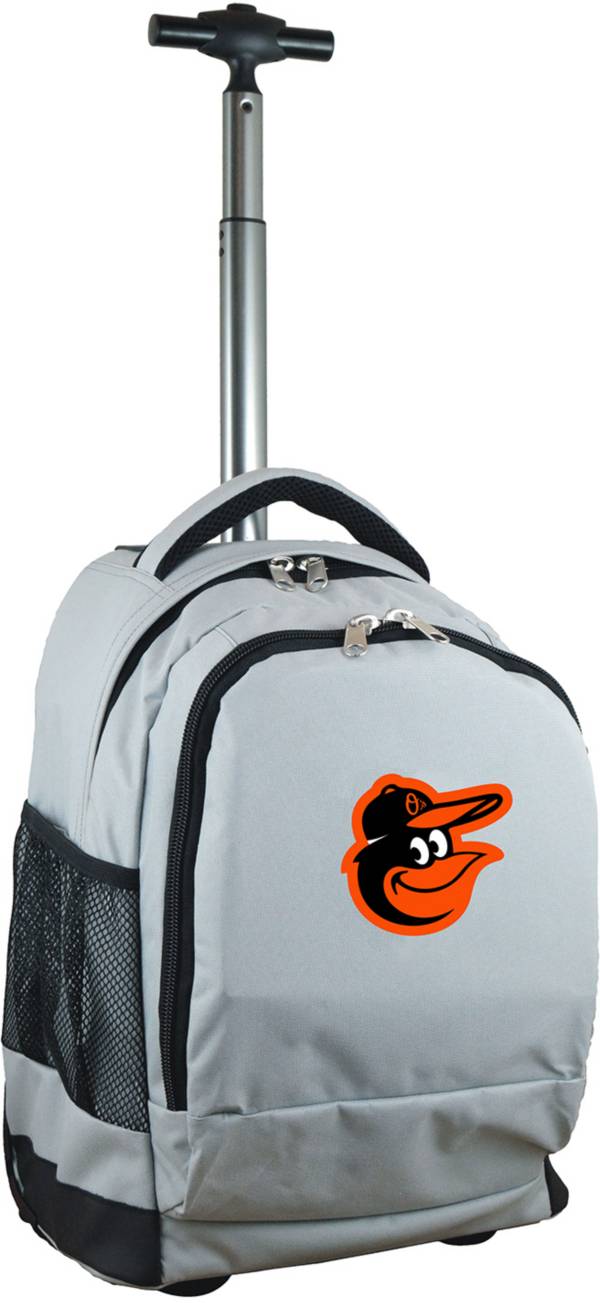 Mojo Baltimore Orioles Wheeled Premium Grey Backpack