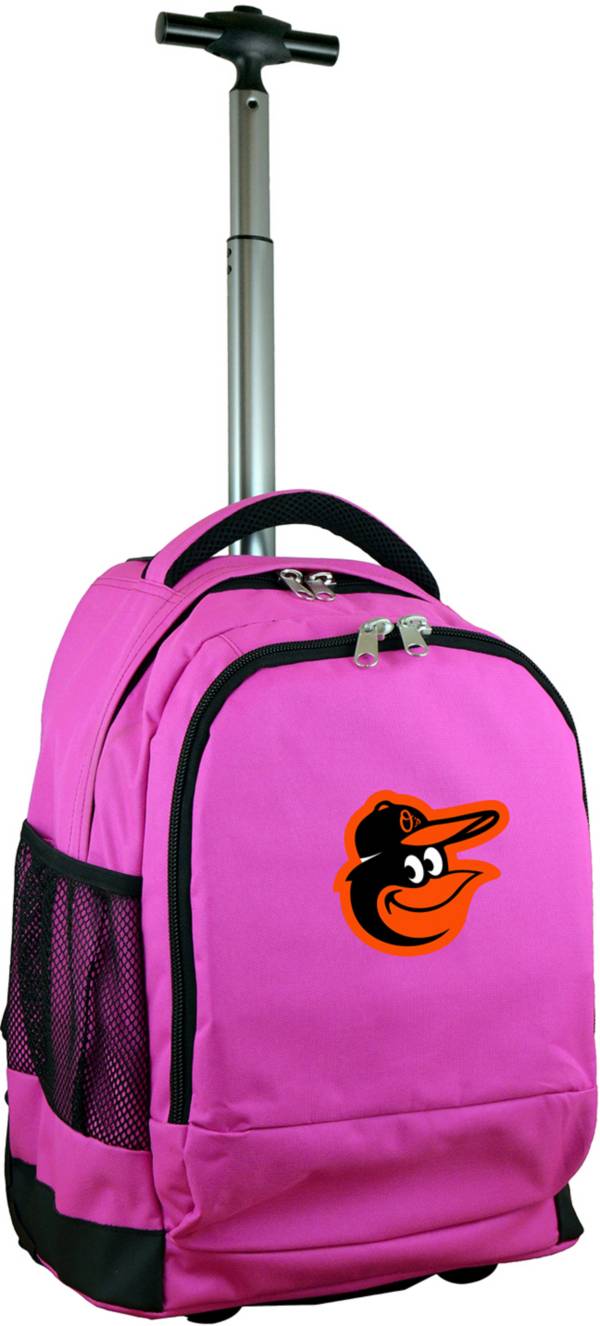 Mojo Baltimore Orioles Wheeled Premium Pink Backpack