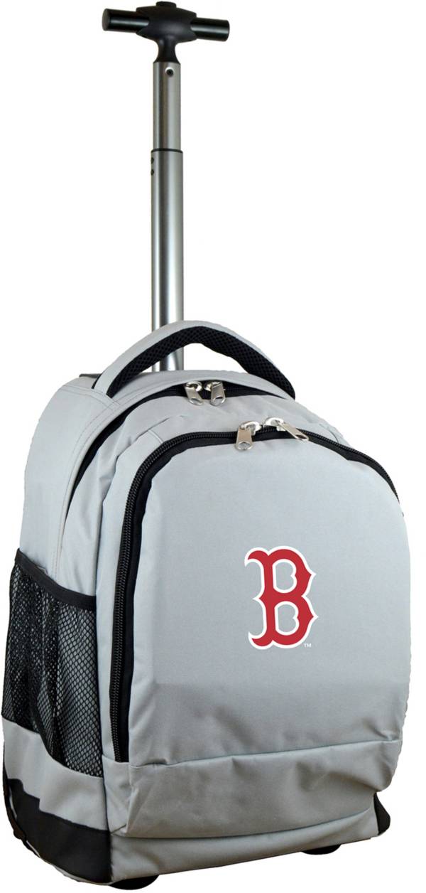 Mojo Boston Red Sox Wheeled Premium Grey Backpack