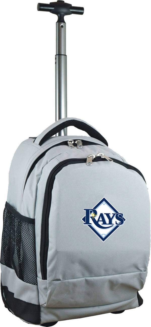 Mojo Tampa Bay Rays Wheeled Premium Grey Backpack