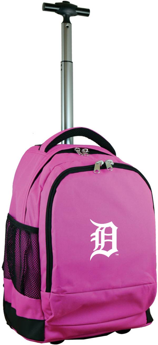 Mojo Detroit Tigers Wheeled Premium Pink Backpack