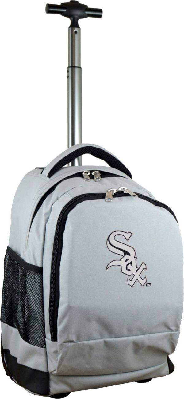 Mojo Chicago White Sox Wheeled Premium Grey Backpack