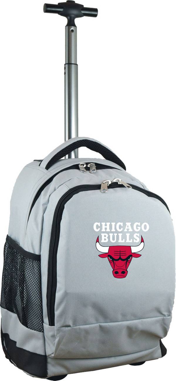 Mojo Chicago Bulls Wheeled Premium Grey Backpack