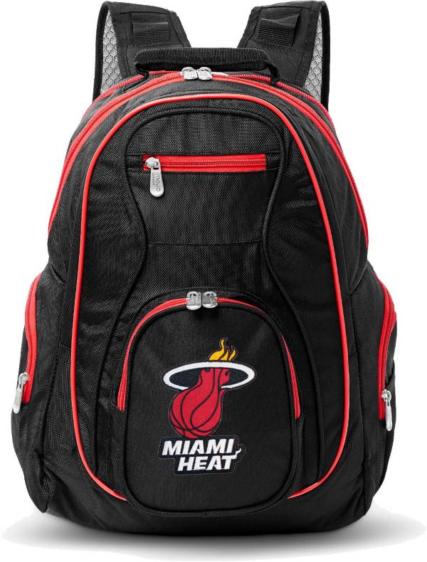 Mojo Miami Heat Colored Trim Laptop Backpack