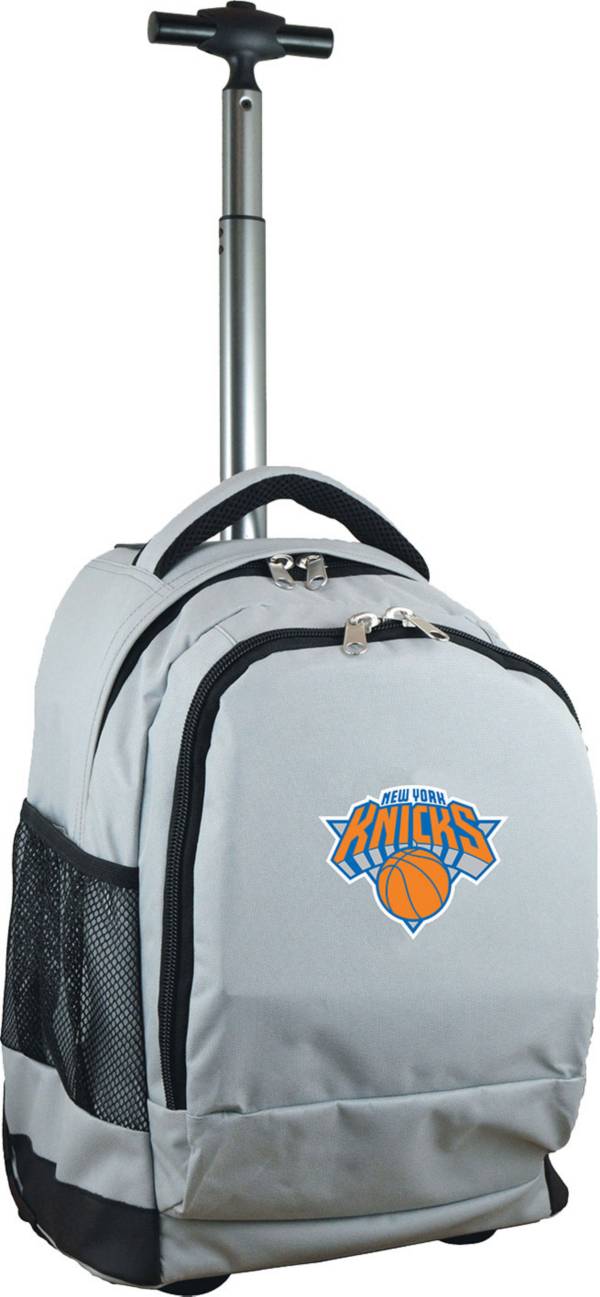 Mojo New York Knicks Wheeled Premium Grey Backpack